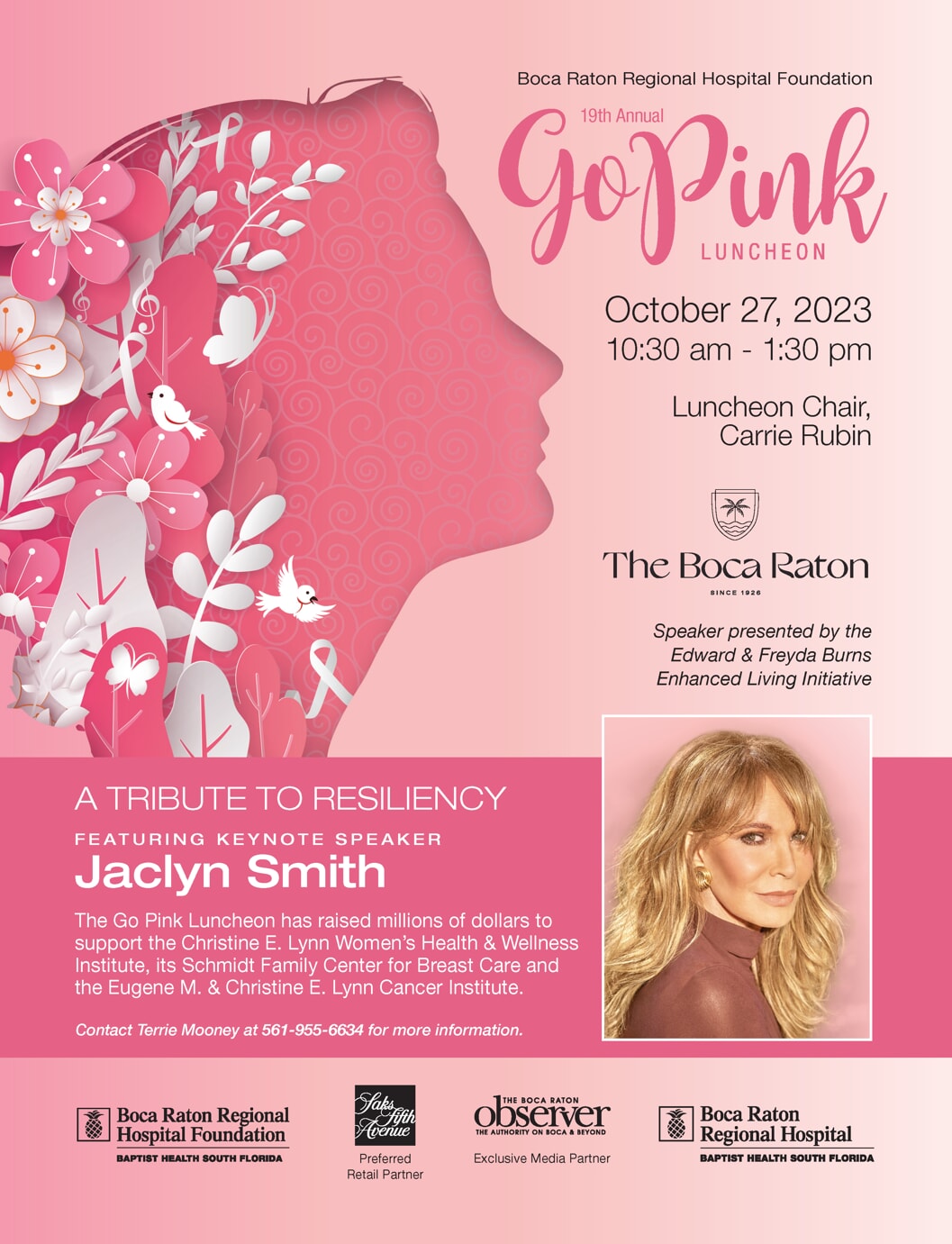 Go Pink Luncheon Boca Raton Regional Hospital Foundation